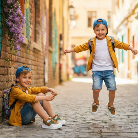 Pantofi sport de copii - Pantofi sport XA-2508maro