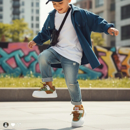 Pantofi sport de copii - Pantofi sport XA-2508maro