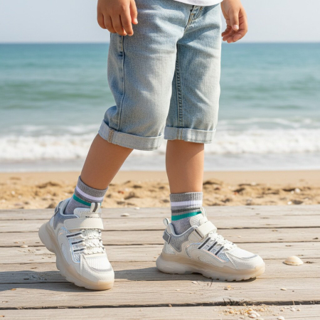 Copii - Pantofi sport NC78.79alb