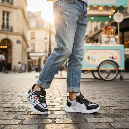 Pantofi sport de copii - Pantofi sport XA-51negru