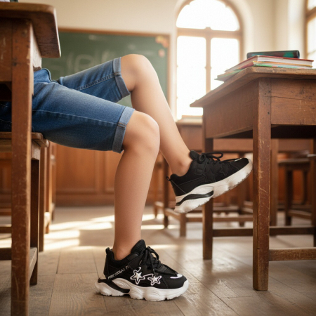 Pantofi sport de copii - Pantofi sport XA-94negru