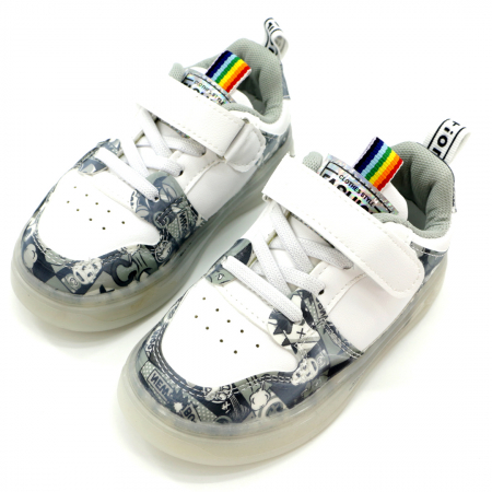 Pantofi sport de copii - Pantofi sport Z-132alb/negru