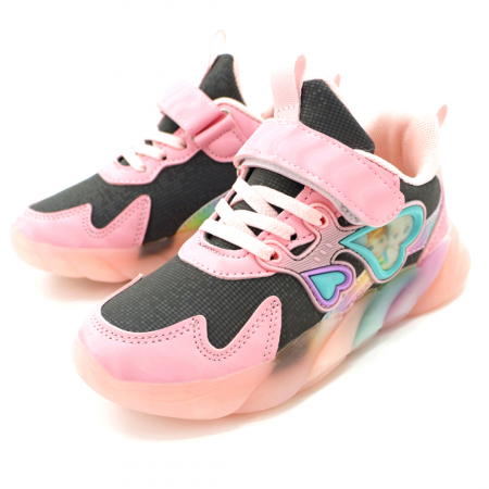Pantofi sport de copii - Pantofi sport Z-91gri/roz