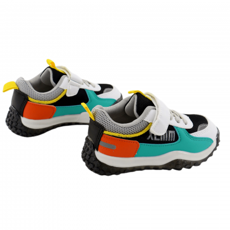 Pantofi sport de copii - Pantofi sport ZG-0106negru/verde