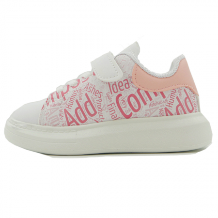 ÎNCĂLȚĂMINTE COPII 29.99 - Pantofi sport ZG-047alb/roz
