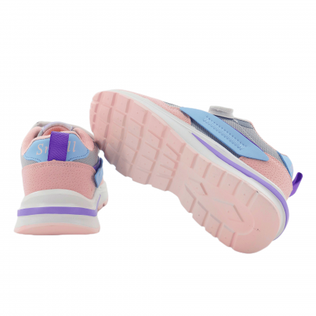 Pantofi sport de copii - Pantofi sport ZG-086gri/roz
