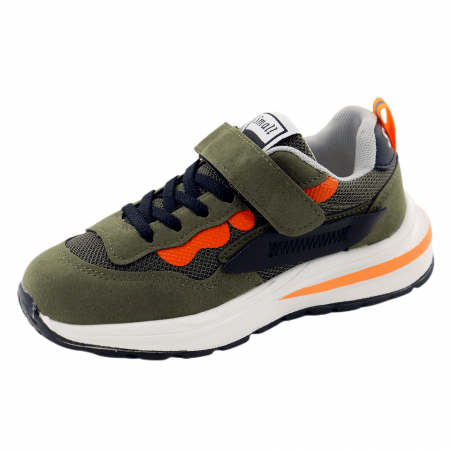 Pantofi sport de copii - Pantofi sport ZG-086verde/negru