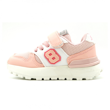 Pantofi sport de copii - Pantofi sport ZG-097roz/alb