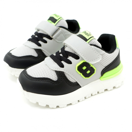 Pantofi sport de copii - Pantofi sport ZG-097negru/gri