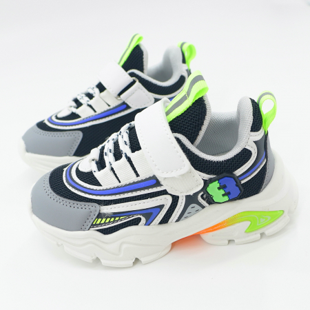 Pantofi sport de copii - Pantofi sport ZG039gri/negru