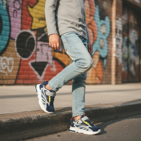 Pantofi sport de copii - Pantofi sport ZG061bleumarin/gri