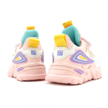 ÎNCĂLȚĂMINTE COPII 29.99 - Pantofi sport ZMS-022roz/mov