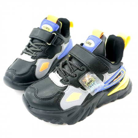 Pantofi sport de copii - Pantofi sport ZMS-022negru/gri