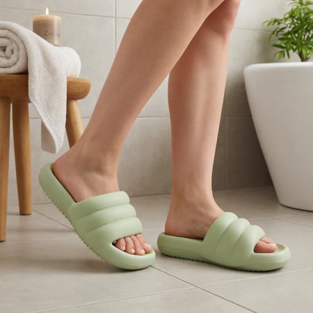 Papuci - Papuci A-162verde deschis