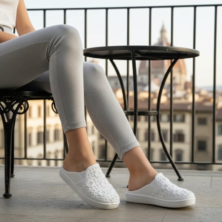 Papuci - Papuci A67alb