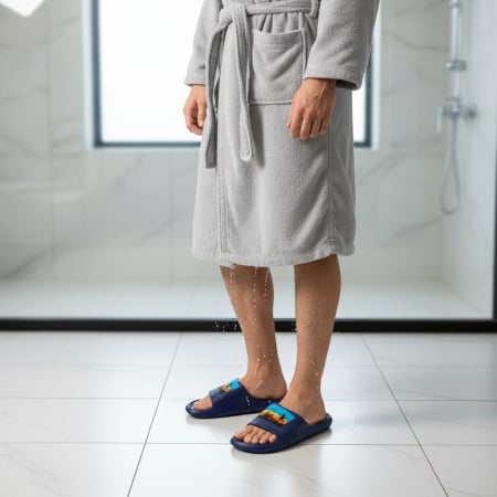 Bărbați - Papuci B117-1bleumarin