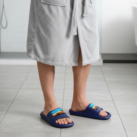 Bărbați - Papuci B117-1bleumarin