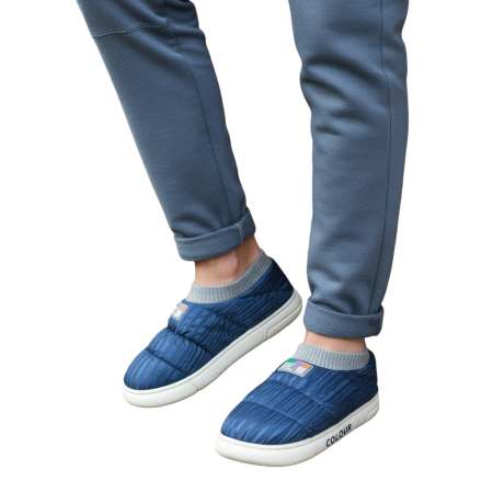 Papuci captusiti din bumbac 43079B-58albastru [14]