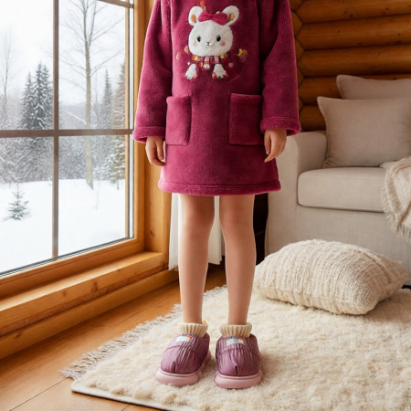 Papuci captusiti din bumbac 43079B-85mov [6]