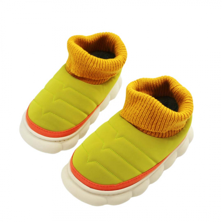 Papuci de casă - Papuci captusiti din bumbac 43079D-54verde