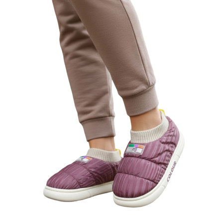 Papuci captusiti din bumbac 43079D-58mov [14]