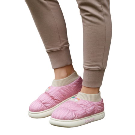 Papuci captusiti din bumbac 43079D-58roz [8]