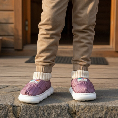 Papuci captusiti din bumbac 43079D-85mov [7]