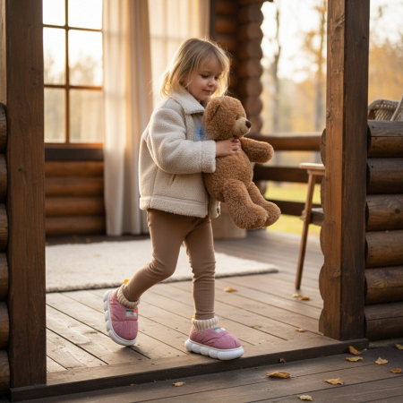 Papuci captusiti din bumbac 43079D-85roz [7]