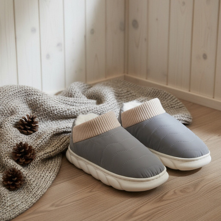 Papuci captusiti din bumbac H53gri [11]