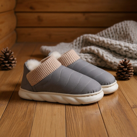 Papuci captusiti din bumbac H53gri [13]