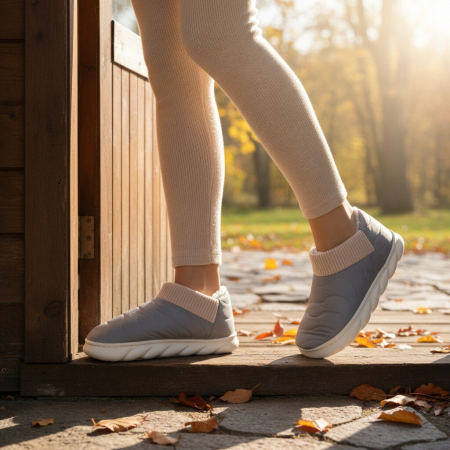 Papuci captusiti din bumbac H53gri [8]