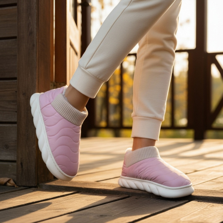 Papuci captusiti din bumbac H53roz [7]