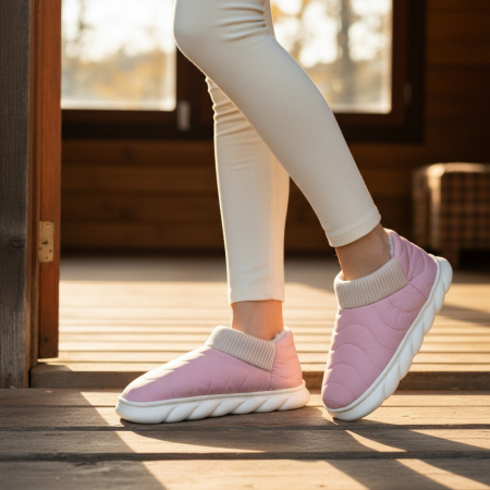 Papuci captusiti din bumbac H53roz [8]