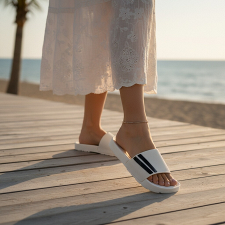 Papuci casual H758alb [6]