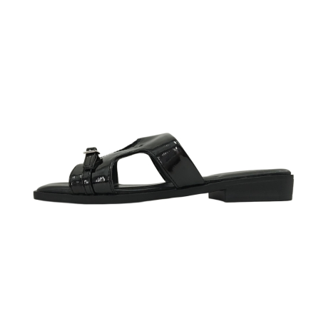 Papuci - Papuci cu aplicatii decorative X26-775negru