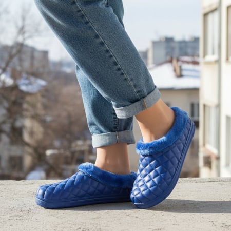 Papuci - Papuci cu blanita A58Malbastru