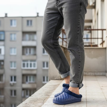 Papuci - Papuci cu blanita B58Mbleumarin