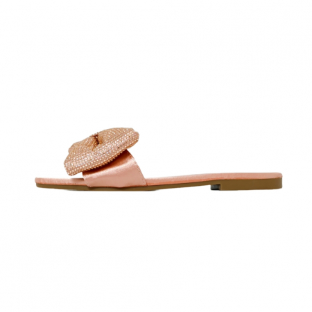Papuci 9.99 - Papuci cu funda decorativa F21roz