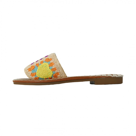 Papuci - Papuci cu model crosetat 1133bej