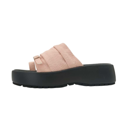 Papuci - Papuci cu platforma A26-685roz