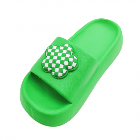 Papuci - Papuci cu platforma H661verde