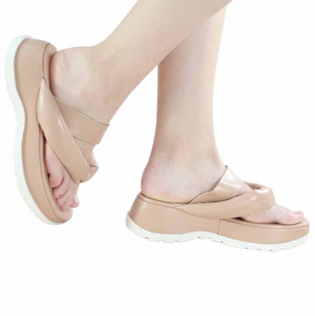 Papuci 9.99 - Papuci cu platforma X22-716roz