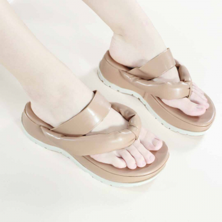 Papuci 9.99 - Papuci cu platforma X22-716roz