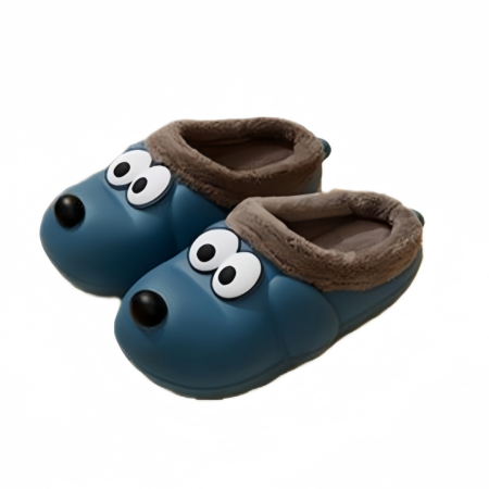 Bărbați - Papuci de casa draguti in forma de catel 8158bleumarin