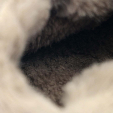 Papuci de casă - Papuci de casa imblaniti D310maro