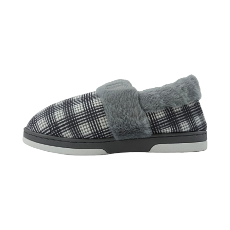 Încălțăminte bărbați - Papuci de casa imblaniti D311gri