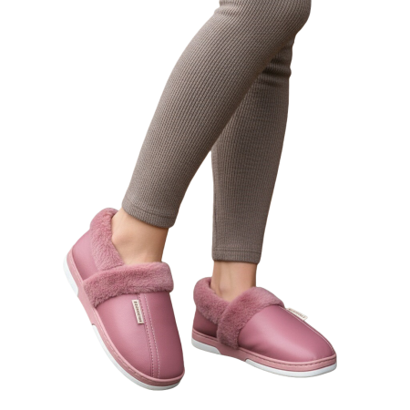 Papuci de casa imblaniti L603roz [12]
