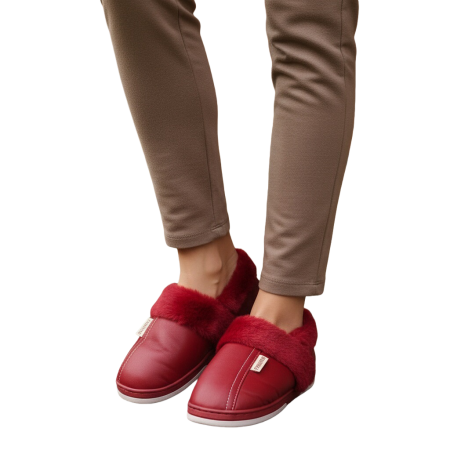 Papuci de casa imblaniti L603visiniu [10]