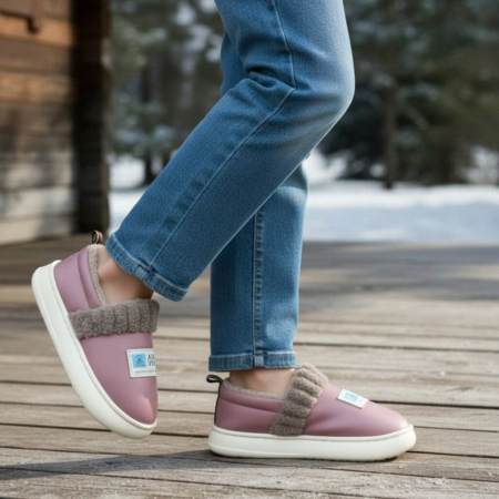 Papuci de casa imblaniti L611mov [6]