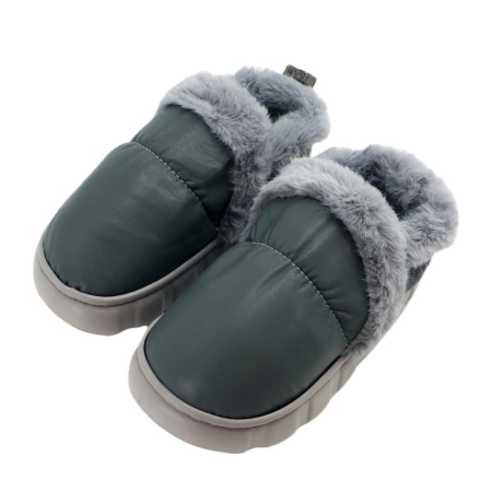 Papuci de casa imblaniti L639gri [7]